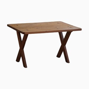 Schwedischer Mid-Century Schreibtisch aus Kiefernholz von Roland Wilhelmsson, 1960er