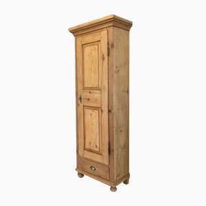Biedermeier Farmhouse Natural Wood Cabinet