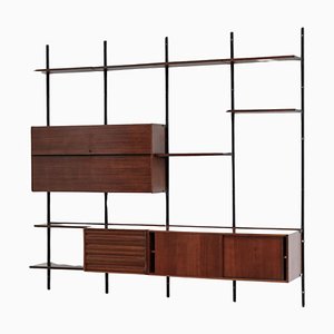 Bibliothèque E22 en Bois attribuée à Osvaldo Borsani pour Tecno, Italie, 1960s