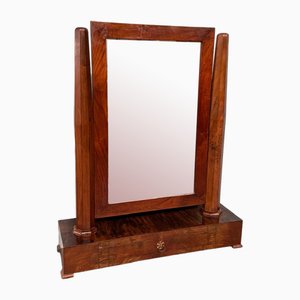 Miroir Biedermeier Antique en Noyer