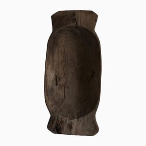 Brown Rustic Wooden Bowl