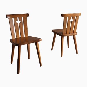 Pine Chairs | Göran Malmvall, Sweden, 1940s, Set of 2