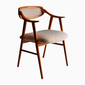 Scandinavian Faux Shearling Chair, 1960s