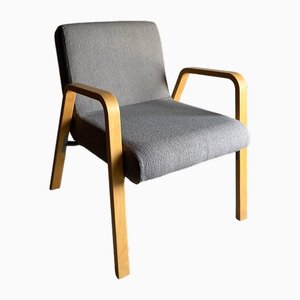 Scandinavian Gray Easy Chair | 1980s