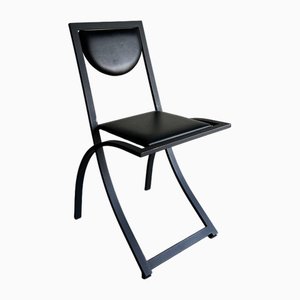 Black Sinus Chairs by Karl Friedrich Förster, Germany, 1990s, Set of 4