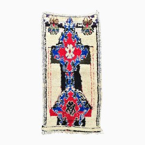 Vintage Moroccan Berber Azilal Wool Rug, 1990s