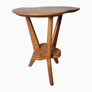 Pedestal Table in Wood, 1950s