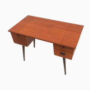 Vintage Desk with Drawers and Flap, 1960s