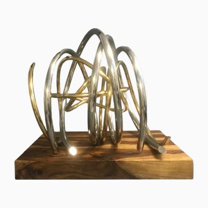 Mark Beattie, Gold in Silber Spirale, 2023