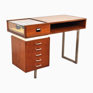 Vintage Jewelry Desk with Display Case, 1960s
