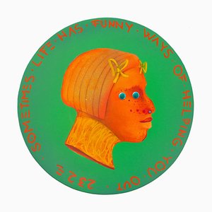 Natasha Lelenco, Moneda # 215, 2024, Pintura