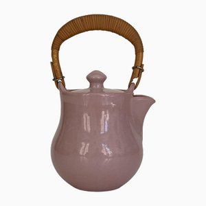 Ceramic Pink Teapot by Kupittaan Savi, 1950s