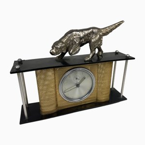 Liberty Clock with Hound, 1930s