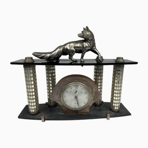 Art Nouveau Style Fox Clock, 1920s