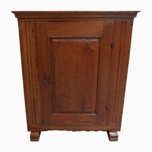 Antique Oak Single Door Cabinet
