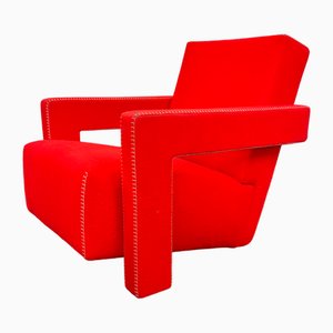 Model 637 Lounge Chair by Gerrit Thomas Rietveld for Cassina, 2000s