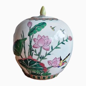 Großes chinesisches Ingwergefäß aus Porzellan, 1960er