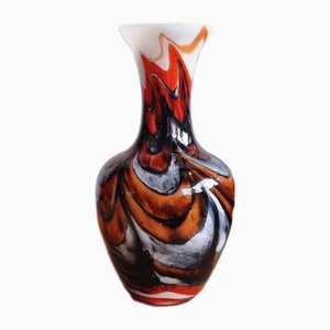 Vase en Verre Opalin, 1960s