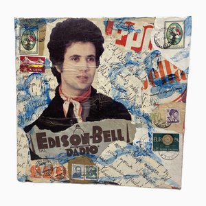 Italienischer Künstler Lucio Battisti, Collage