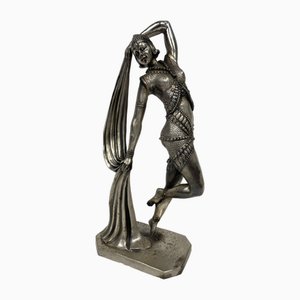 Escultura de bailarina Art Déco, años 30