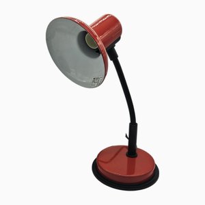 Lampe de Bureau Rouge de Veneta Lumi, 1980