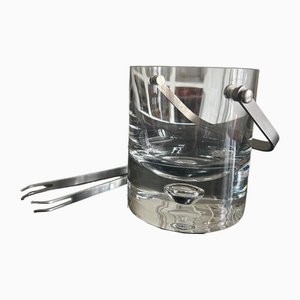 Seau à Glace Scandinave en Cristal de Kosta, 1970s