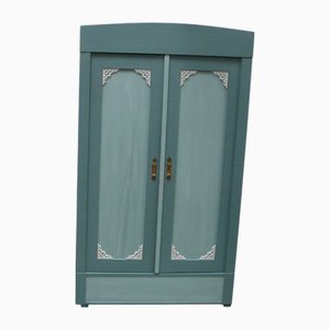 Mint Wardrobe in Softwood with 2 Doors, 1890s