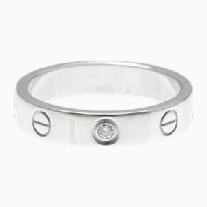 Mini Love Ring in White Gold from Cartier