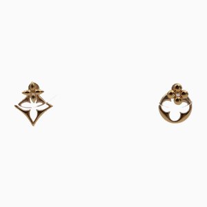 LV Flower Gram Earrings in Metal from Louis Vuitton, Set of 2