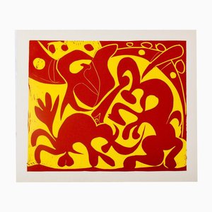Pablo Picasso, In the Arena (Red), 1962, Lithograph