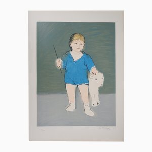 Pablo Picasso, Child and Lamb: Petit Paul Picasso, 1996, Lithograph