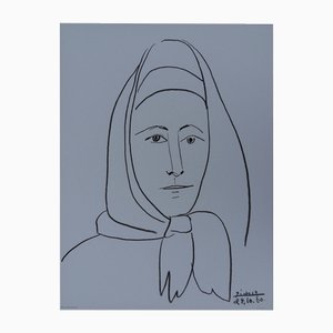 Pablo Picasso, Woman from Spain, 1960, Lithograph