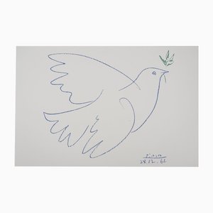 Pablo Picasso, The Blue Dove, Lithograph