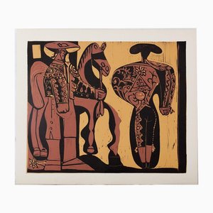 Pablo Picasso, Picador et Torero, 1962, Lithograph
