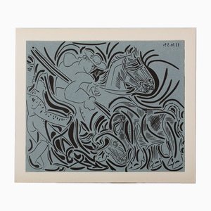 Pablo Picasso, Pique: Face the Bull, 1962, Lithograph