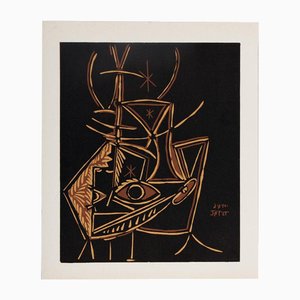 Pablo Picasso, Head of a Faun, 1962, Lithograph