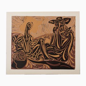 Pablo Picasso, Vine: The Grape Harvesters, 1962, Lithograph