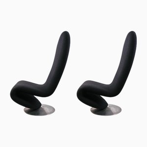 Set of Vintage Armchairs attributed to Verner Panton for Frits Hansen, 20th Century