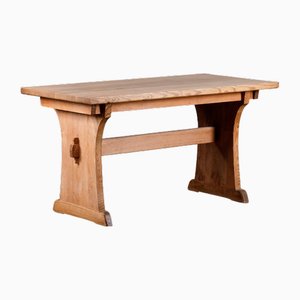 Lovö Pine Table attributed to Nordiska Kompaniet, Sweden, 1940s