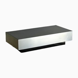 Silver and Black Coffee Table