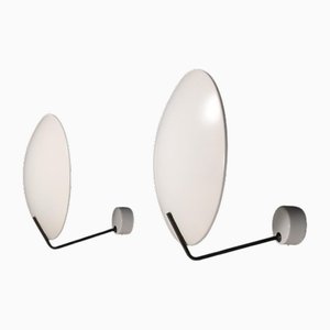 Metal Mod. 232 Sconces by Bruno Gatta for Stilnovo, Italy, 1962, Set of 2