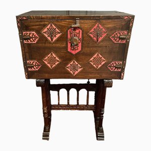 Spanish Renaissance Chest with Gothic Base, Early 20th Century