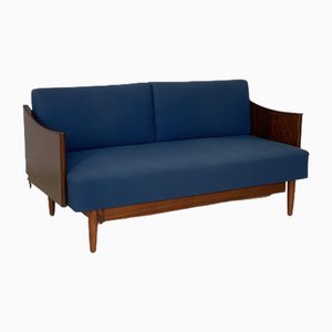 Vintage Danish Blue Sofa