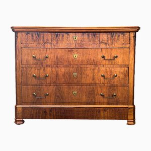 Louis Philippe Walnut Chest of Drawers, 1850s