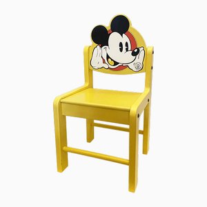 Chaise Mickey Postmoderne pour Pluto Desk par Pierre Colleu pour Starform and Disney, France, 1980s