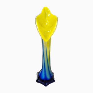 Jack in the Pulpit Calla Lily Vase aus Muranoglas, 1960er