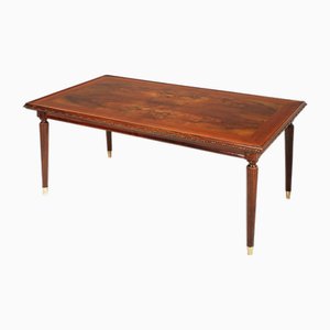 Mid-Century Walnut Coffee Table by Consorzio Esposizione Cantù in the style of Gio Ponti, 1920s