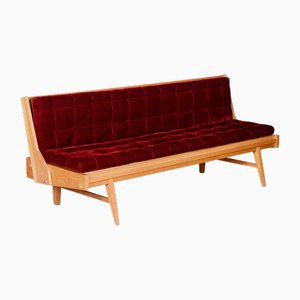 Dissoziatives Mid-Century Sofa aus Eiche, 1950er
