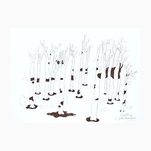 Andrzej Fogtt, Kuraszewo, Ink Drawing, 2003