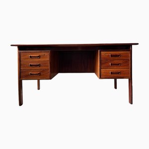 Danish Freestanding Rosewood Desk by Willy Sigh for H. Sigh & Søn, 1960s